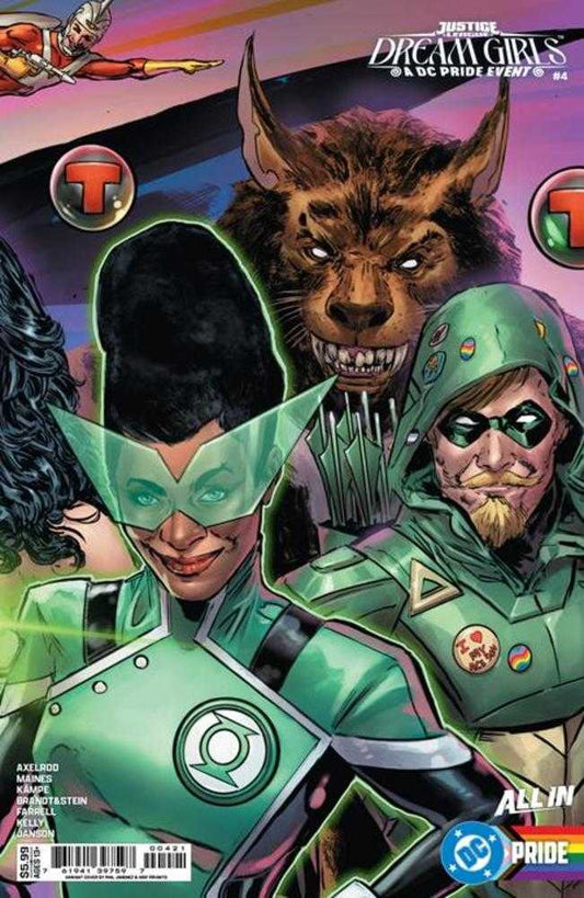 Justice League Dream Girls A DC Pride Event #4 (Of 4) Cover B Phil Jimenez Connecting Card Stock Variant